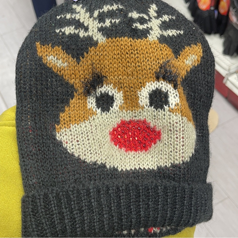 reindeer beanie